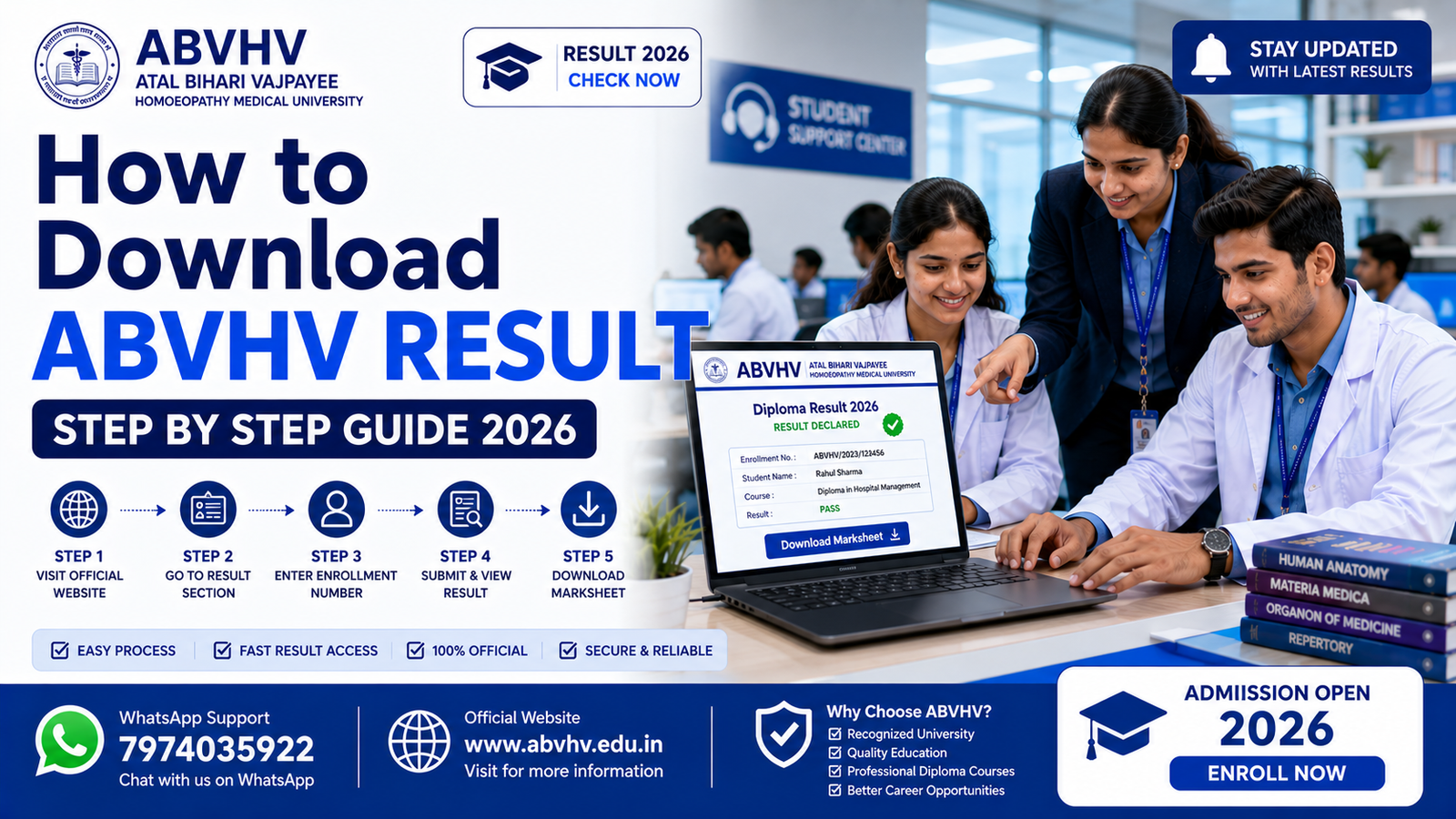 How to Download ABVHV Result ABVHV Result Download 2026 Healthcare Diploma Result Healthcare Students India ABVHV Exam Updates Medical Diploma Courses India ABVHV Diploma Courses Diploma Result Process