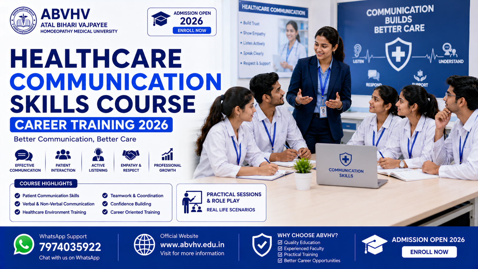 Healthcare Communication Skills Course Healthcare Communication Training Healthcare Students India Healthcare Skill Development Medical Diploma Courses India Patient Communication Skills Healthcare Career Training Hospital Communication Learning