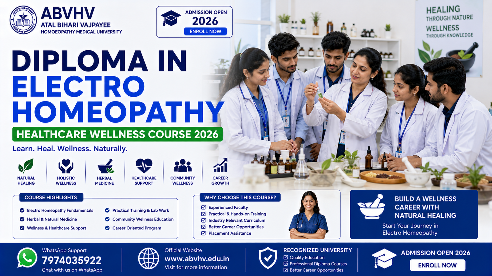 Diploma in Electro Homeopathy Electro Homeopathy Course 2026 Healthcare Wellness Diploma Healthcare Students India Medical Diploma Courses India Electro Homeopathy Education Healthcare Career Opportunities Wellness Healthcare Training