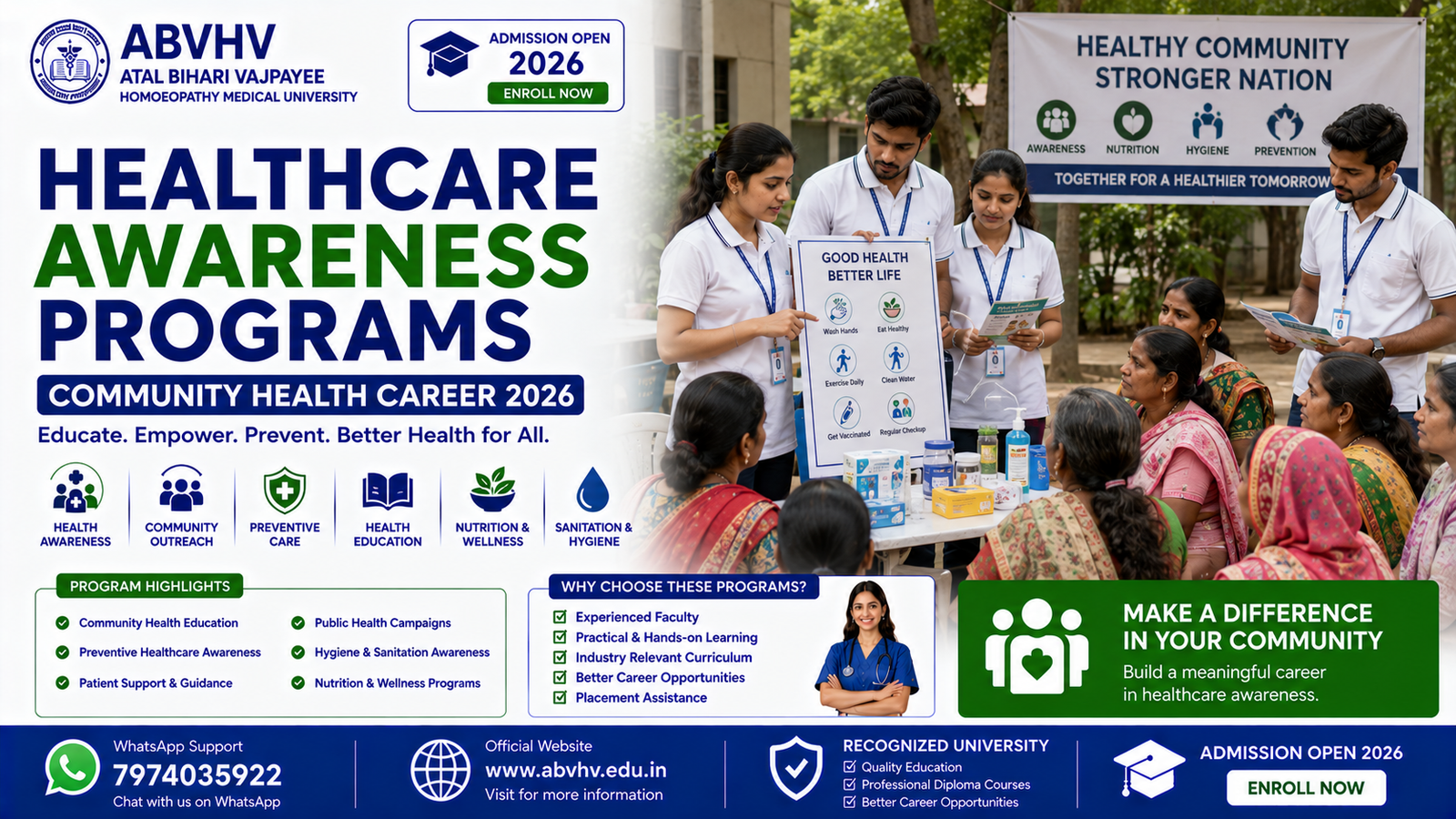 Healthcare Awareness Programs Community Health Education Healthcare Awareness Training Healthcare Students India Medical Diploma Courses India Healthcare Career Opportunities Public Health Awareness Healthcare Diploma Admission