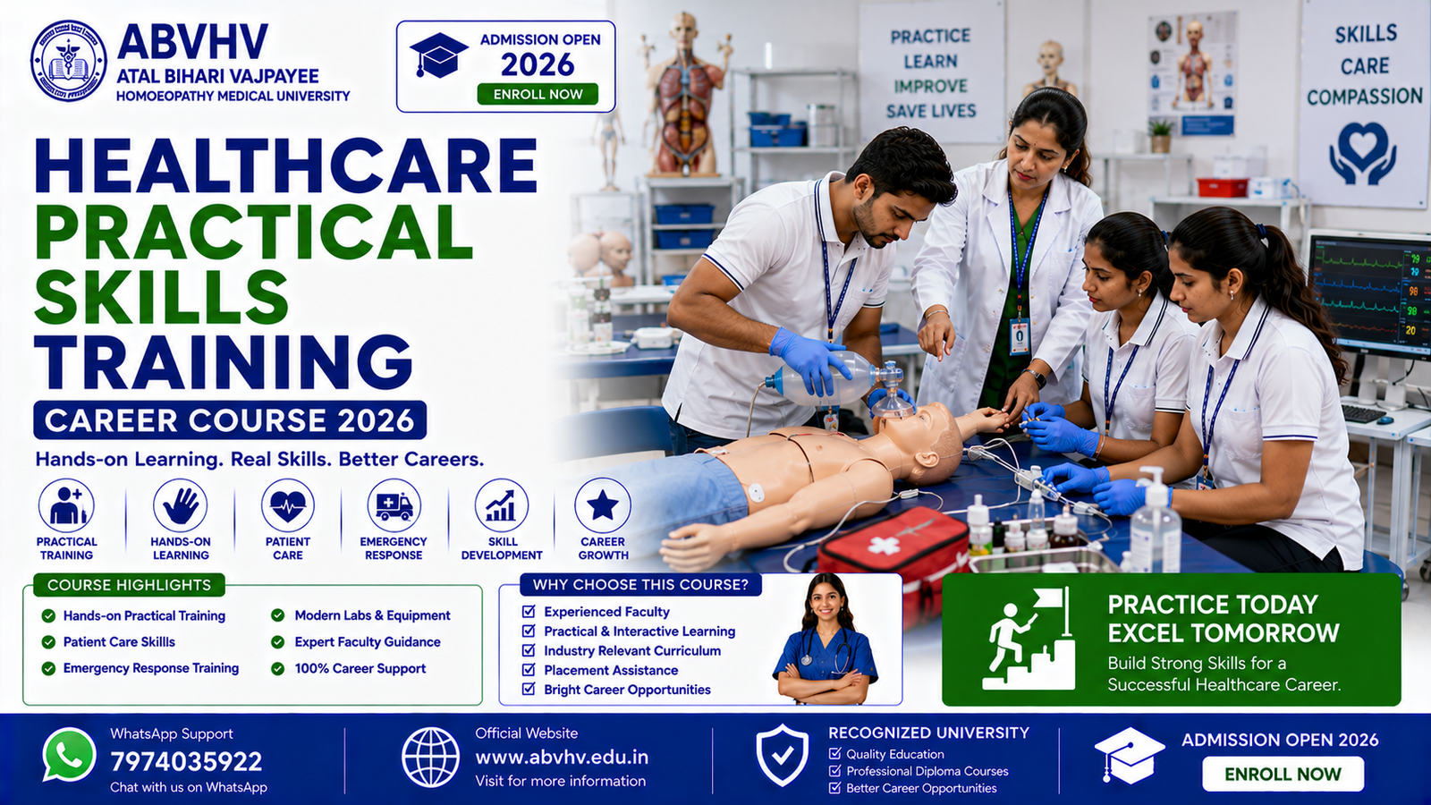 Healthcare Practical Skills Training Healthcare Practical Training Healthcare Career Skills Healthcare Students India Medical Diploma Courses India Hands On Healthcare Learning Healthcare Skill Development Healthcare Education Programs