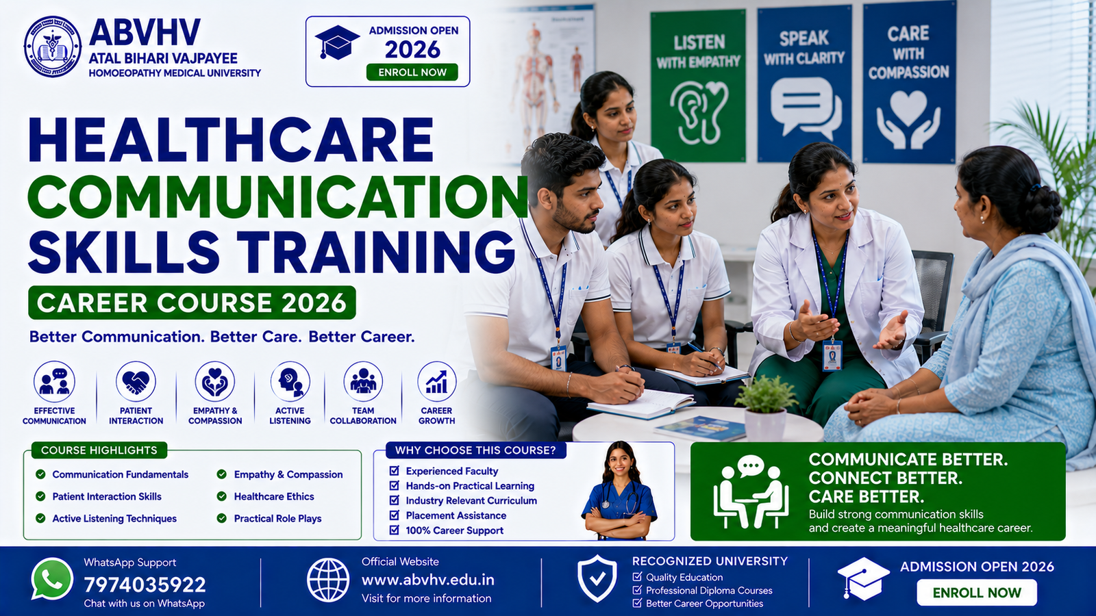 Healthcare Communication Skills Training Healthcare Communication Course Patient Interaction Training Healthcare Students India Medical Diploma Courses India Healthcare Soft Skills Training Healthcare Career Opportunities Healthcare Education Programs