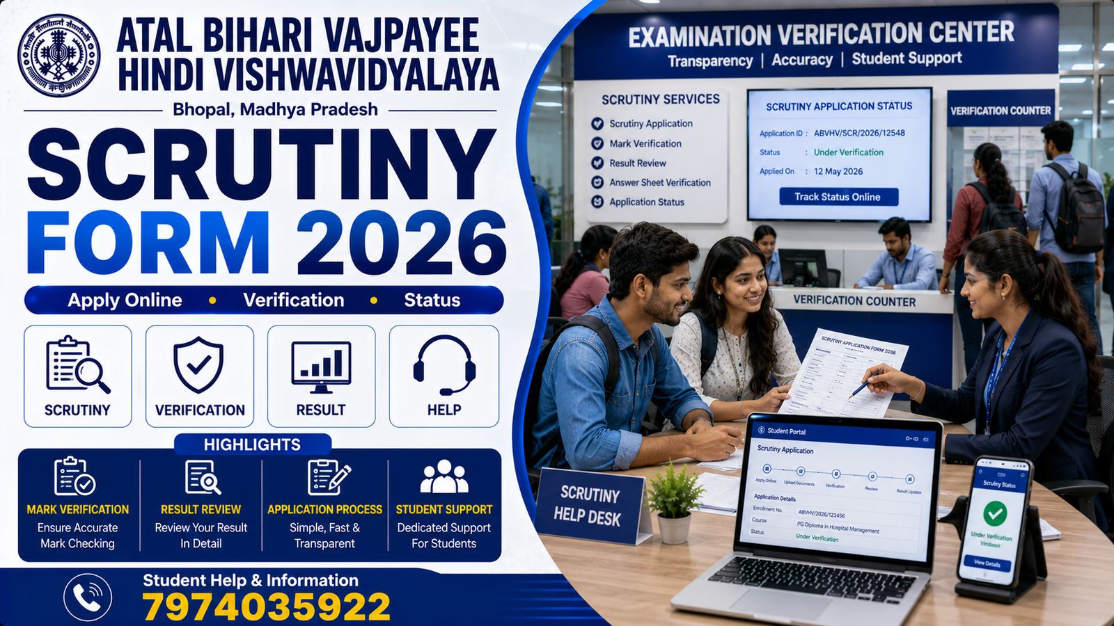 Atal Bihari Vajpayee Hindi Vishwavidyalaya Electro Homeopathy Diploma Verification 2026