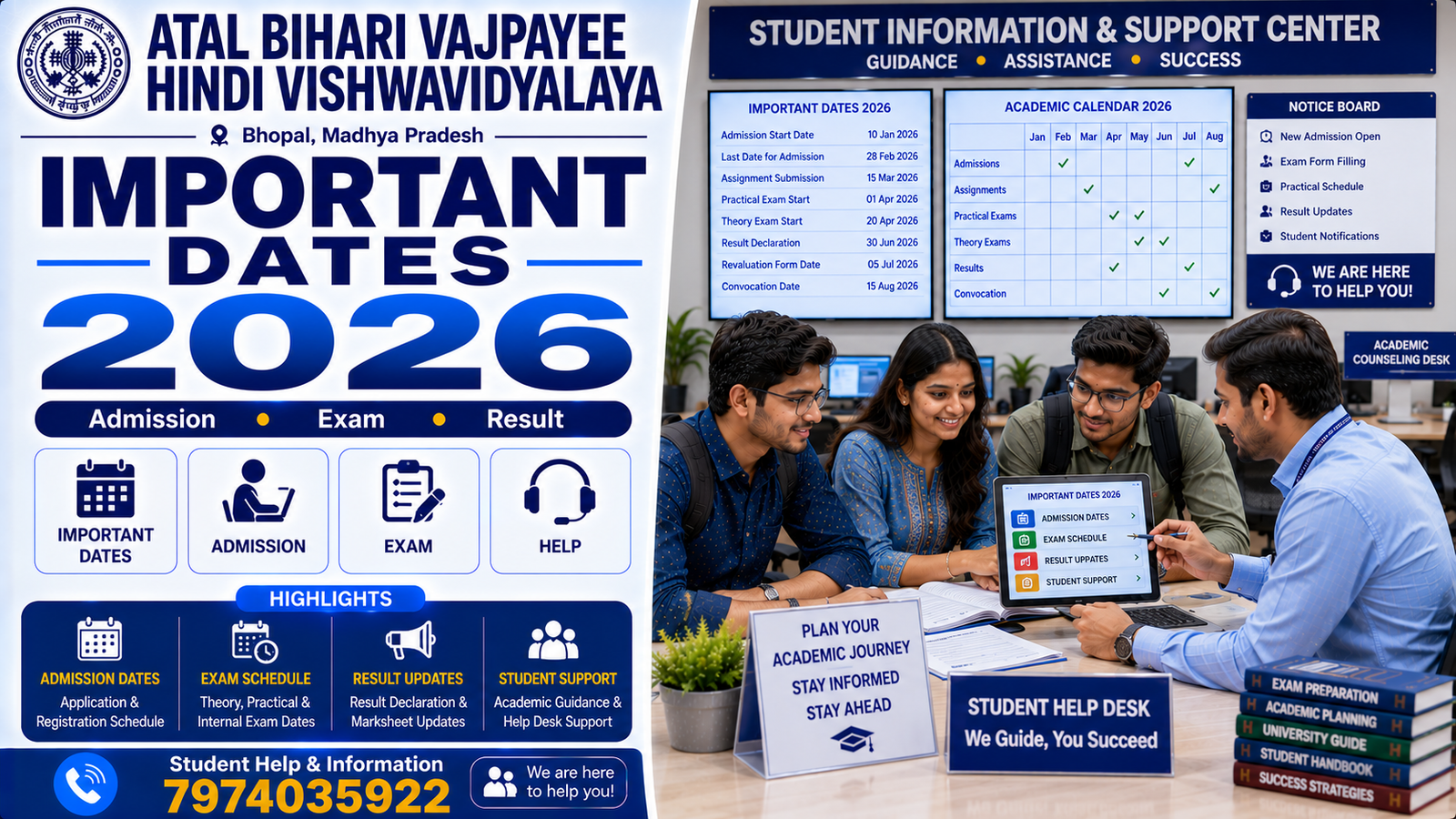 Atal Bihari Vajpayee Hindi Vishwavidyalaya Study Center 2026
