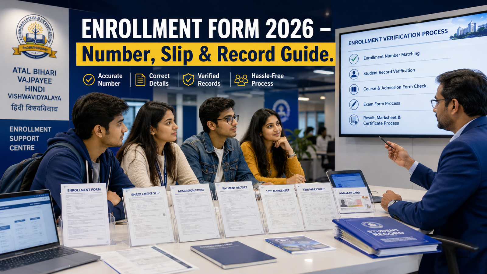 Atal Bihari Vajpayee Hindi Vishwavidyalaya MPOnline Form Mistakes 2026 name course payment document error guide