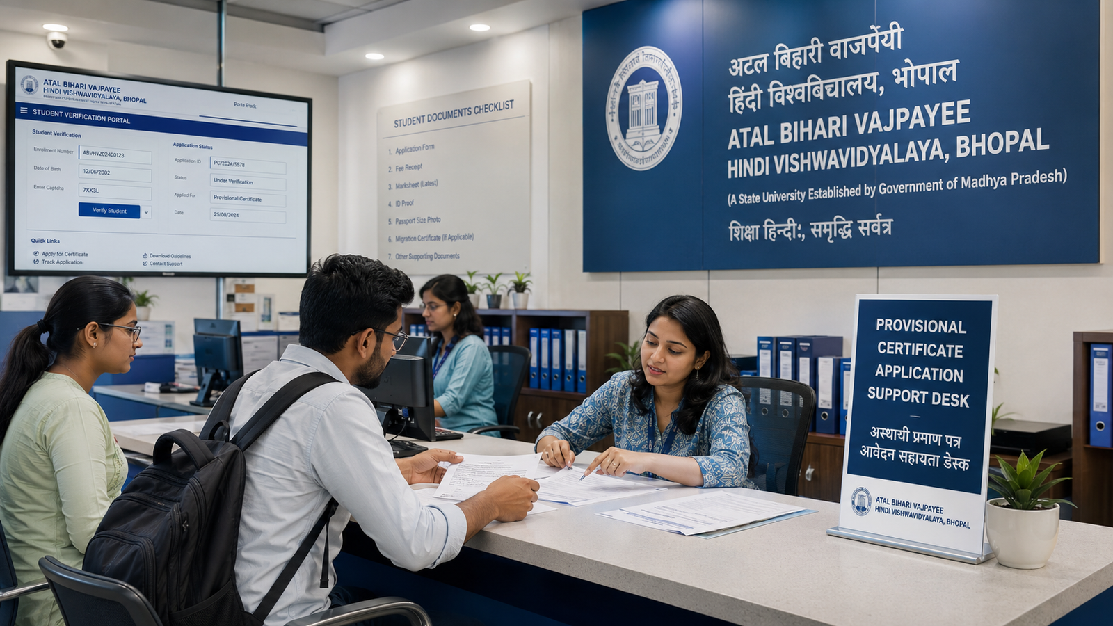 Atal Bihari Vajpayee Hindi Vishwavidyalaya Provisional Certificate 2026