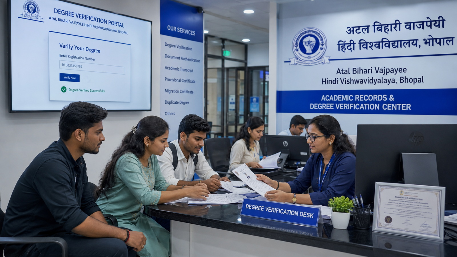 Atal Bihari Vajpayee Hindi Vishwavidyalaya Degree Verification 2026