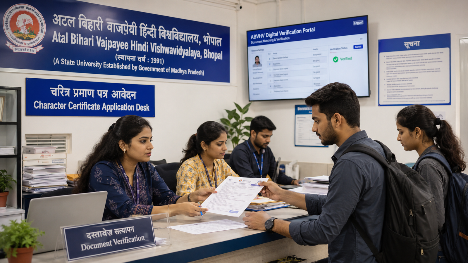 Atal Bihari Vajpayee Hindi Vishwavidyalaya Diploma Course Admission Process 2026 eligibility documents fees form enrollment