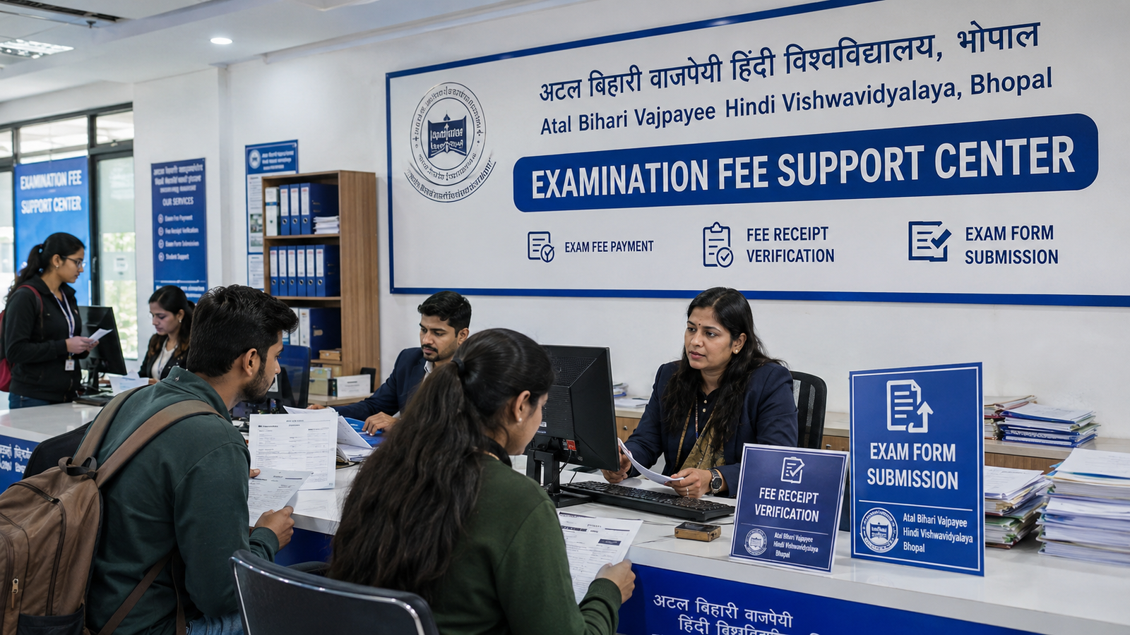 Atal Bihari Vajpayee Hindi Vishwavidyalaya Exam Fee 2026
