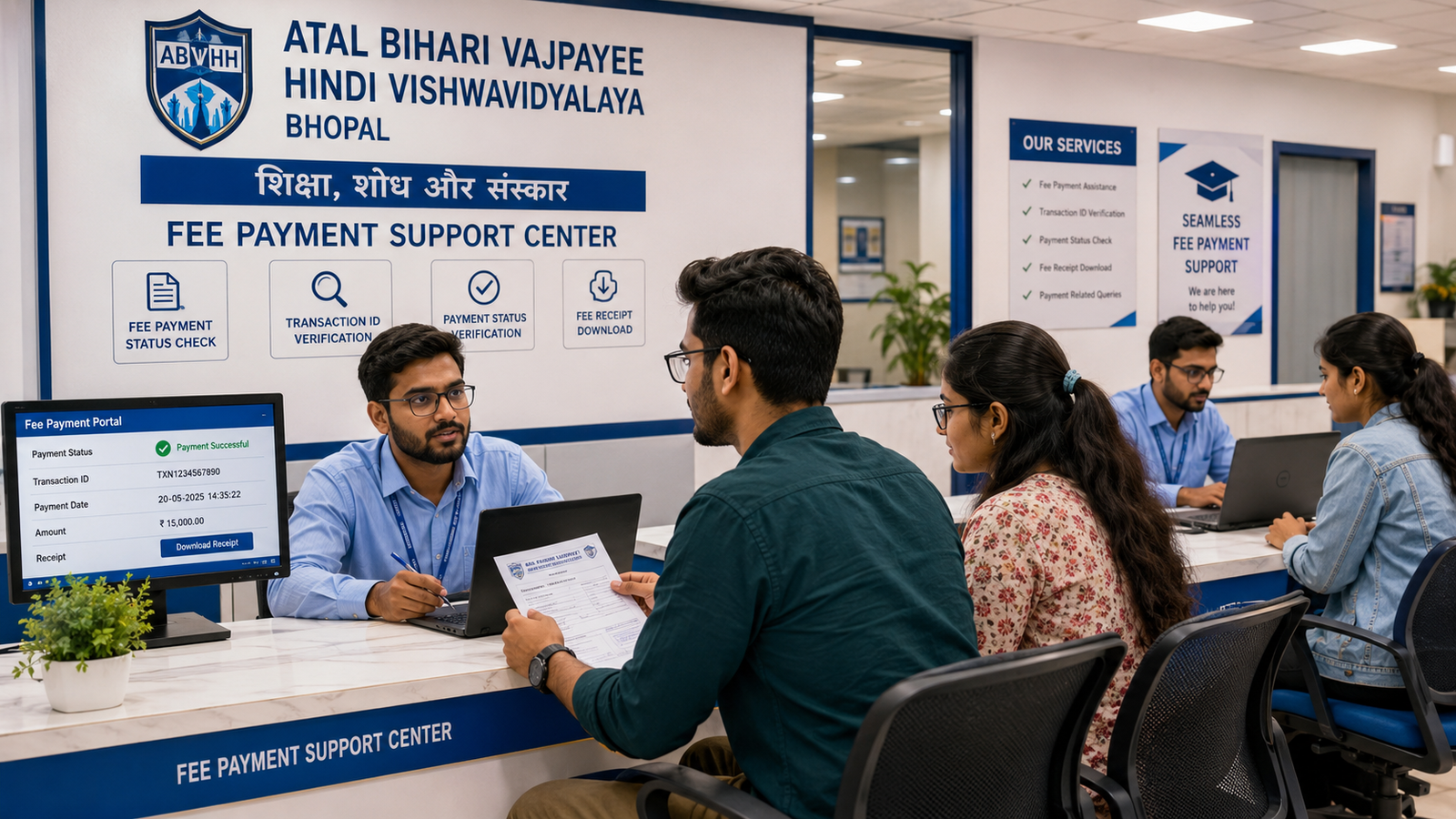 Atal Bihari Vajpayee Hindi Vishwavidyalaya Fee Payment Status 2026