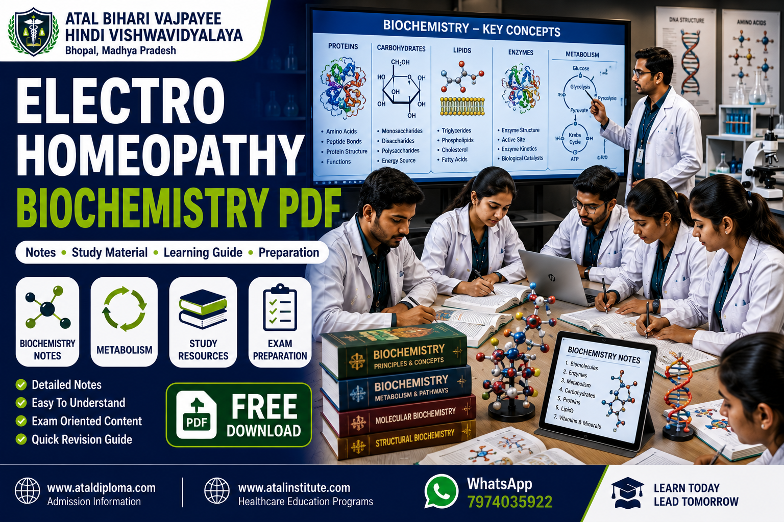 Electro Homeopathy Biochemistry PDF Notes Study Material Learning Guide