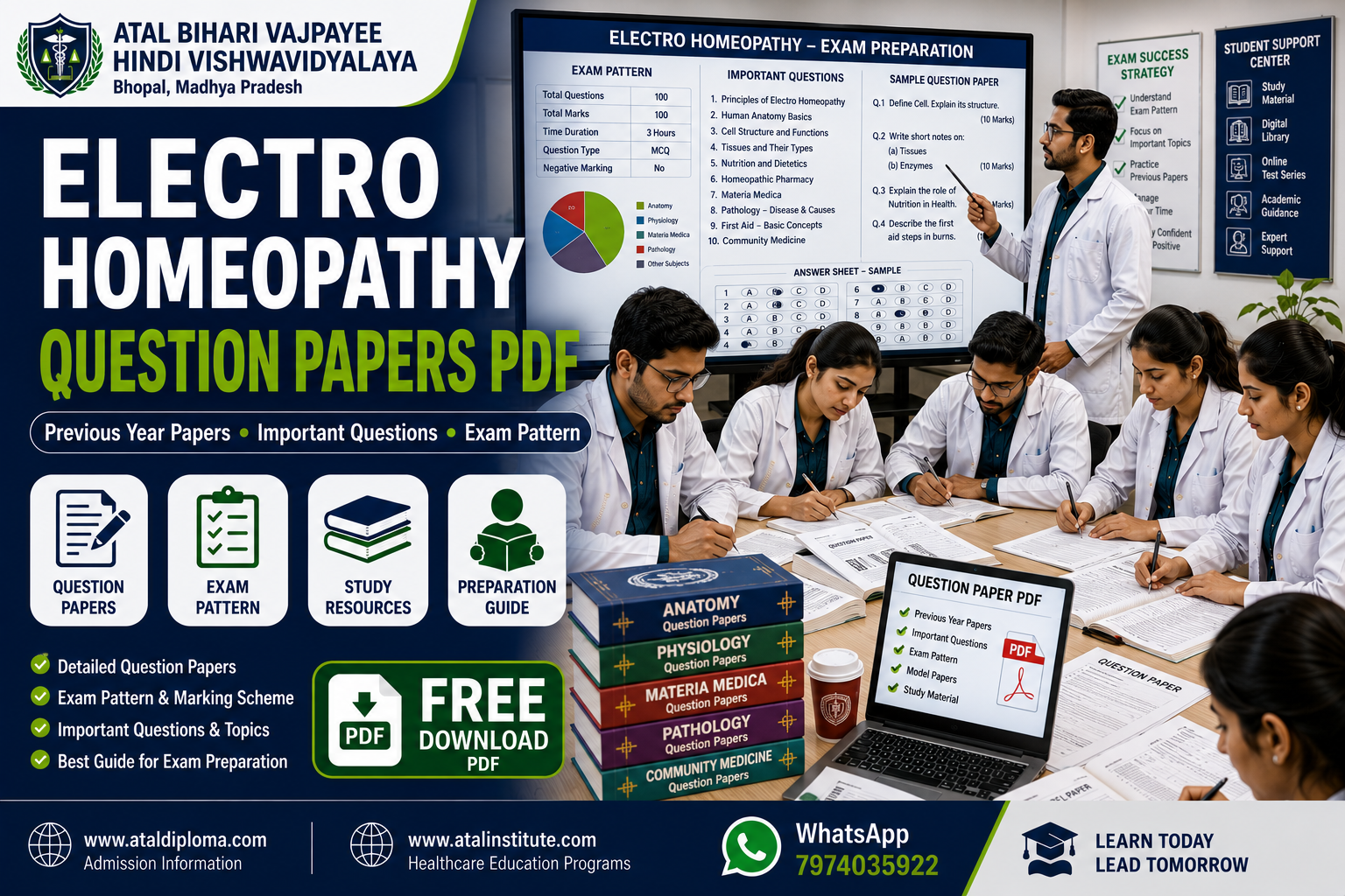 Electro Homeopathy Question Papers PDF Previous Year Papers Exam Pattern Guide