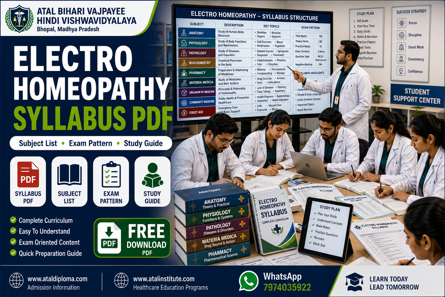 Electro Homeopathy Syllabus PDF Subject List Exam Pattern Study Guide