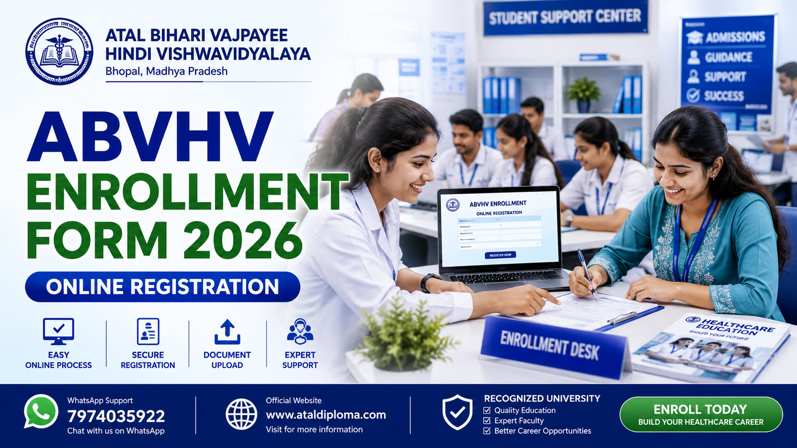 ABVHV Enrollment Form 2026 Online Registration